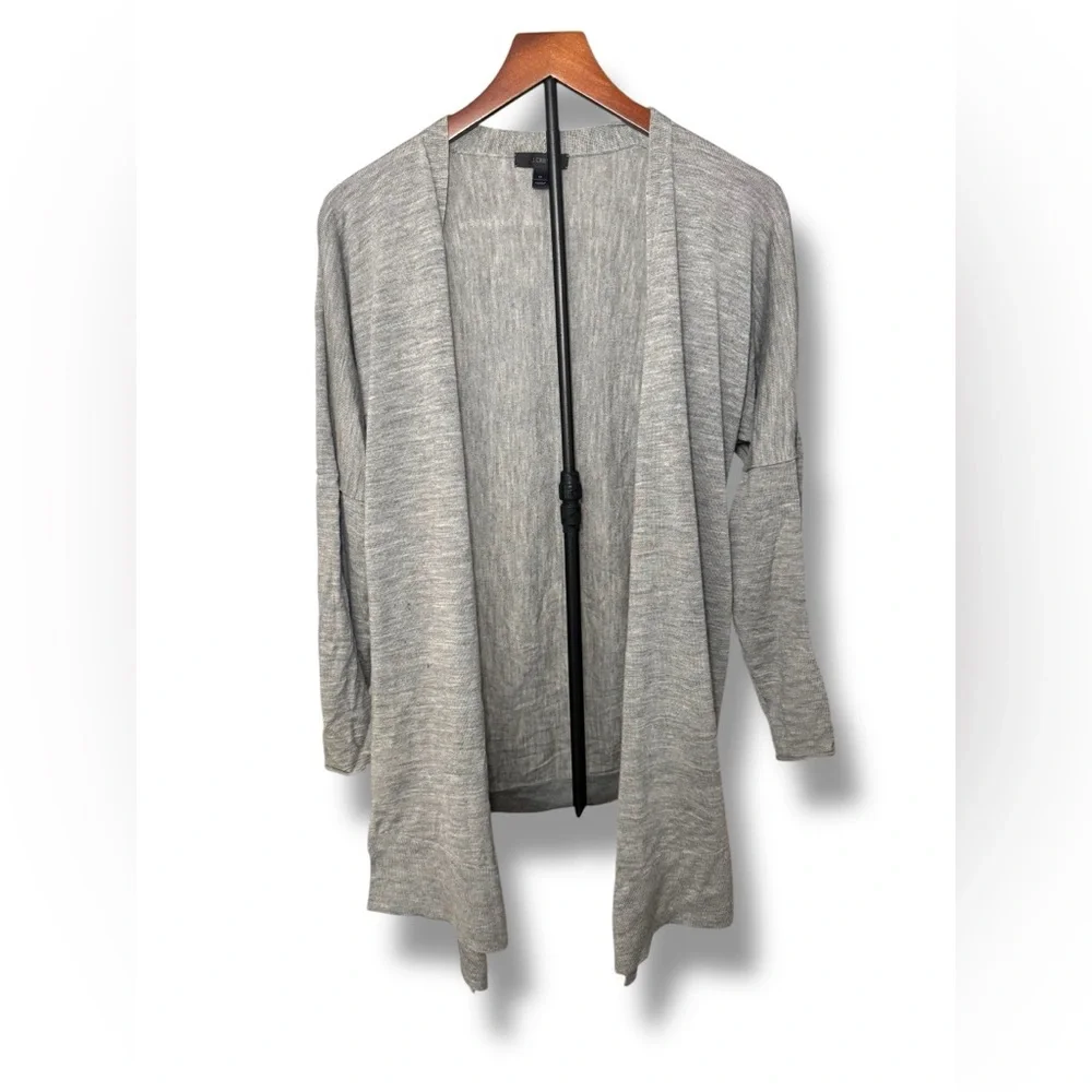 J. Crew 100% Merino Wool Cardigan -‎ Lightweight Sz. M EUC